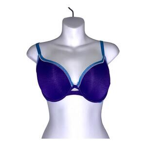Victoria’s Secret Perfect Shape Bra Women Size 34D Purple *